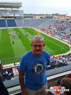 Na meczu Polska-Brazylia







